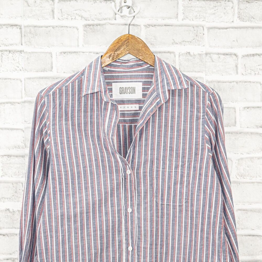 Grayson The Hero Anthropologie Button Up Shirt Bl… - image 6